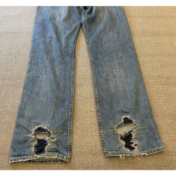 Polo Ralph Lauren Vintage Men's Jeans W33 L34 Straight Leg Blue Denim Authentic - Picture 16 of 16